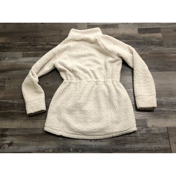 Royal Robbins Womens Medium Full Zip Fuzzy Jacket Off White - Picture 2 of 6